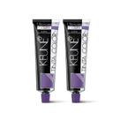 Kit Keune Tinta Color Ultimate Cover 8.00 Loiro Claro - Coloração 60ml (2 unidades)