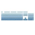 Kit keycaps double shot redragon abnt2 106 teclas a134 pt degrade azul