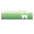 Kit keycaps double shot redragon abnt2 106 teclas a140 pt degrade verde