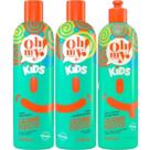 Kit Kids Cachinho Perfeito! 1 Shampoo 1 Condicionador 1 Creme de Pentear 300ml Oh My!