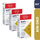 Kit KIN ORO 288 Pastilhas Efervescentes Limpeza de Próteses e Aparelhos
