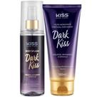 Kit Kiss New York Dark Kiss Loção Hidratante Corporal + Body Splash Orquídea, Bergamota e Sândalo