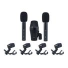 Kit KMD 207 Com 7 Unidades de Microfones Kadosh Para Bateria - KMD207