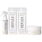 Kit Knut Tratamento Reflex Shampoo 250ml Condicionador 250ml Máscara 200g Spray Finalizador 120ml