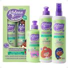 Kit Kolene Cachinhos: Shampoo 300ml, Condicionador 200ml, Creme para Pentear, Ativador de Cachos e Spray Desembaraçante