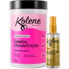 Kit Kolene Gelatina Ultradefinição Óleo de Rícino e Babosa + Óleo Nutritivo Blend de 7 Óleos Kit Kolene Gelatina Ultradefinição Óleo de Rícino e Babosa + Óleo Nutritivo Blend de 7 Óleos