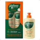 Kit Kolene Original Hidratação e Brilho: Shampoo 300ml e Condicionador 200ml + Creme para Pentear 300ml