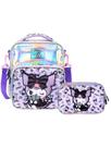 Kit Kuromi Hello Kitty Luxo Lancheira Térmica + Estojo Box