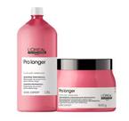 Kit L'oréal Pro Longer - Shamp 1000ml + Másc 500g Kit L'oréal Pro Longer - Shamp 1000ml + Másc 500g