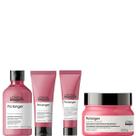 Kit L'Oréal Pro Longer Shampoo 300ml Condicionador 200ml Máscara 250g Leave-in 150ml cabelos longos