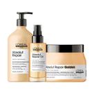 Kit L'Oréal Pro Serie Expert Absolut Repair Gold Quinoa - Shampoo 750ml e Máscara e Óleo Kit L'Oréal Pro Serie Expert Absolut Repair Gold Quinoa - Shampoo 750ml e Máscara e Óleo