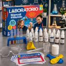 Kit Laboratorio Infantil Manual do Mundo Ciencia Tubo Oculos