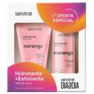 Kit Labotrat Hidratante + Esfoliante Dia a Dia Morango 340g
