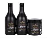 Kit Lama Negra Matizador Ativador Tons Escuros Naturiun Maycrene (3 itens com 500 ml cada)