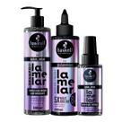 Kit Lamelar Haskell Shampoo, Máscara Liquida e Óleo Supremo
