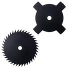 Kit Lâmina 4 Pontas Roçadeira + Lâmina 40 Dentes Roçadeira