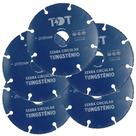 Kit Lâmina Serra Tungstênio para Madeira 4.1/2" x 22 mm 5 Unidades - THUNDER TOOLS