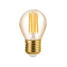 Kit Lâmpada Bolinha Filamento Led G45 E27 Luz Quente Vintage