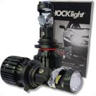 Kit lâmpada conversão eliptico farol led projetor hb4 9006 6500k 12v 5000lm shocklight