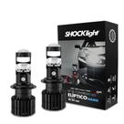 Kit Lampada de Led Eliptico Nano H4 5000 Lumens 6500k 12v Kit Lampada de Led Eliptico Nano H4 5000 Lumens 6500k 12v