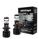 Kit Lampada de Led H11 H8 H9 H16-2 Nano 6500k 5000 Lumens 35w Projetor Elíptico