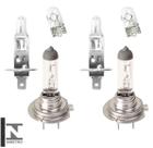 Kit Lampada Foco Duplo H1 H7 T10 Farol Alto Baixo Lanterna Kit Lampada Foco Duplo H1 H7 T10 Farol Alto Baixo Lanterna