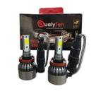 Kit Lâmpada H4 Super LED 6000K 3000 Lumens 12V Par