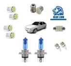 Kit Lampada Led Chevrolet Kadett Ipanema H4 Super Branca T10