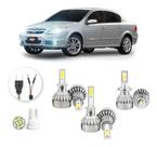 Kit Lampada Led Chevrolet Vectra 2006 2008 H3 H1 H7 20000lm