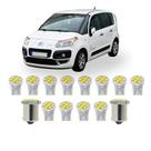 Kit Lâmpada led Citroën C3 Picasso Farolete Teto Placa Ré T10 1 polo 1156 Kit Lâmpada led Citroën C3 Picasso Farolete Teto Placa Ré T10 1 polo 1156