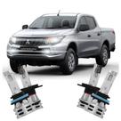 Kit Lâmpada Led Farol /Milha L200 Triton 2017/2019 6500K Haloway