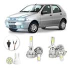 Kit Lampada Led Fiat Palio G2 2001 A 2007 H1 H4 20000lm