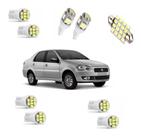 Kit Lâmpada Led Fiat Siena G4 2012 2013 2014 2015 2016