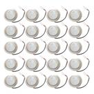 Kit LAmpada Led Redonda para Coifa Plug Branco - 20 peAas Kit LAmpada Led Redonda para Coifa Plug Branco - 20 peAas