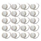 Kit Lâmpada Led Redonda para Coifa Plug Branco - 20 peças Kit Lâmpada Led Redonda para Coifa Plug Branco - 20 peças
