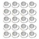Kit LAmpada Led Redonda para Coifa Plug Simples - 20 peAas