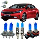Kit Lampada Super Branca 8500k Cerato 2014 A 2016 + Led T10