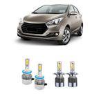 Kit Lampada Super Led 6500k Hb20 2013 2014 2015 Completo