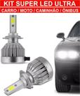 Kit Lâmpada Super Led Alta Baixa H4 6000k - 6400lm 12/24v