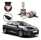Kit Lâmpada Super Led Farol Milha Renaut Fluence 2019 2020