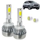 Kit Lâmpada Super Led ix35 2010 a 2015 Farol Milha H27 20000 Lumens