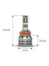 Kit Lampada Tarponn TP-6123 Led TX5 H8/H9/H11/H16-A PRO