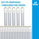 Kit Lampada Tubular Ultraluz 09w 6500k com 25pcs Kit Lampada Tubular Ultraluz 09w 6500k com 25pcs