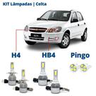 Kit Lâmpadas Celta 2006 2007 2008 2009 2010 2011 2012 2013 2014 Super Led C6 6000k 7200 Lms Branca Kit Lâmpadas Celta 2006 2007 2008 2009 2010 2011 2012 2013 2014 Super Led C6 6000k 7200 Lms Branca