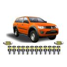 Kit Lâmpadas De Led Premium Interna Mitsubishi Pajero Dakar T10 / Torpedo Branco Branco-frio