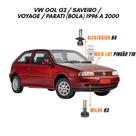 Kit Lâmpadas Farol LED VW Gol G2 Saveiro Voyage Parati Bola 1996 a 2000 6500K Luz Branca Y3 Kit Lâmpadas Farol LED VW Gol G2 Saveiro Voyage Parati Bola 1996 a 2000 6500K Luz Branca Y3