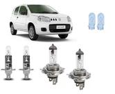 Kit Lâmpadas Farol Novo Uno 2013 2014 2015 2016 2017 2018