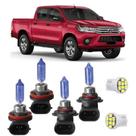 Kit Lâmpadas Farol Toyota Hilux 2010 ate 2023 Alto Baixo Kit Lâmpadas Farol Toyota Hilux 2010 ate 2023 Alto Baixo