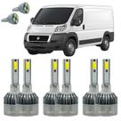 Kit Lâmpadas Fiat Ducato 2005 A 2016 Alto Baixo E Milha