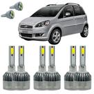 Kit Lâmpadas Fiat Idea 2005 A 2016 Farol Alto Baixo E Milha